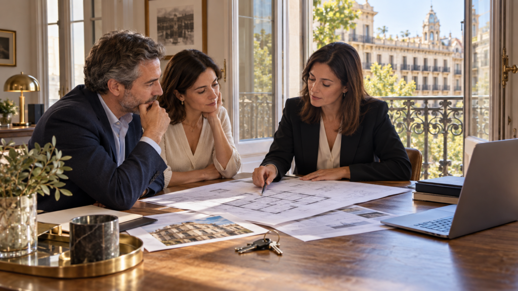 Herencias con inmuebles en Barcelona